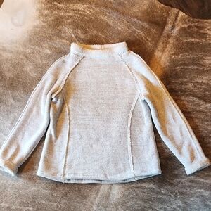 Wooly Bully Wear brand. Cozy Cream warm top. L